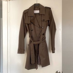 Jessica Simpson brown trench coat large